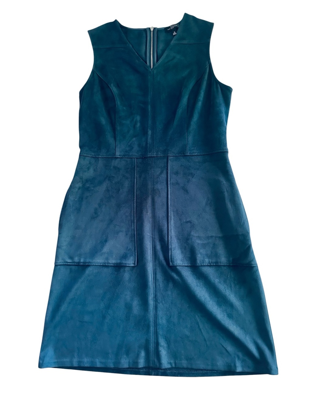 The Limited Faux Suede Sheath Dress - Womens Size 12 Navy Blue - Office